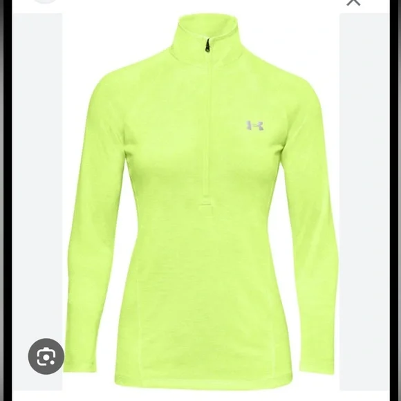 ***NEW***Under Armour Women's Neon Yellow Long Sleeve Tee - Picture 8 of 11